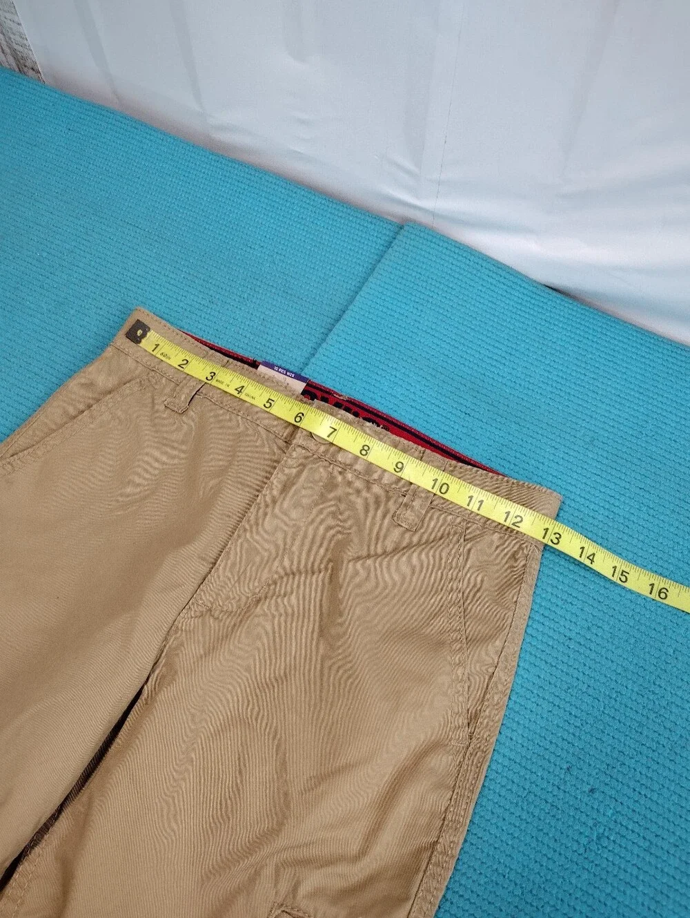NWT Levi's Boy's Cargo Chino Shorts Bermuda Khaki Tan Size 10 Reg